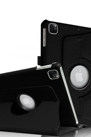 Achat Immédiat Etui Rotatif pour iPad Pro 12.9"/iPad Air 13" Noir