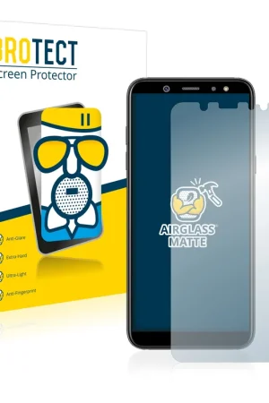 Commander Maintenant BROTECT AirGlass Matte Protection d'écran en verre mat pour Samsung Galaxy A6 2018