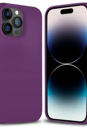 Coverzs Coque silicone solide iPhone 14 Pro Max (violet) Commander Maintenant