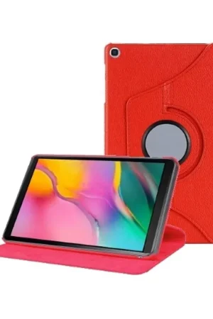 Prix Réduit Étui Rotatif Samsung Galaxy Tab A 10.1 Rouge