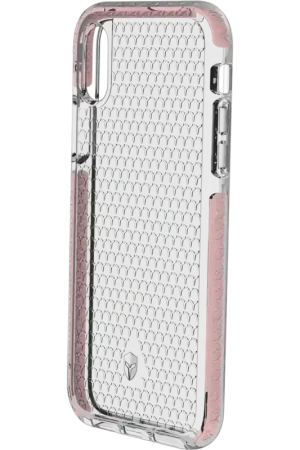 Coque Renforcée iPhone X/XS LIFE Garantie à vie Contour Rose Force Case Must-Have