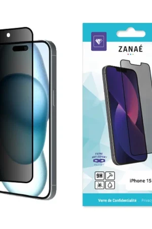 Remise Film de protection Verre de confidentialité iPhone 15 Plus