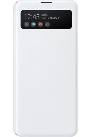 Folio Samsung G A41 S View Cover Blanc Samsung Top Vente