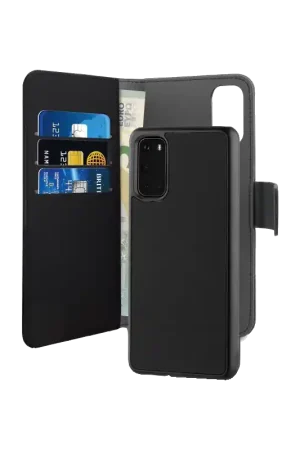 Solde Folio 2 en 1 Samsung G S20FE Coque Magnétique Noir Puro