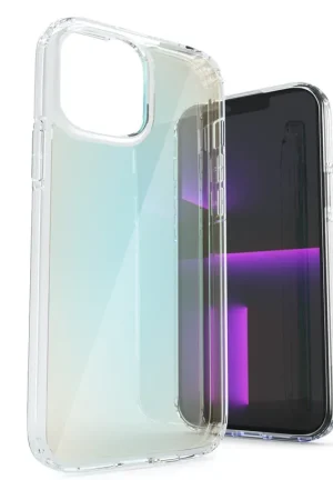 Coverzs Coque transparent et dégradé de colours iPhone 12 (vert) Achat Immédiat