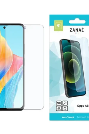 Acheter En Ligne Film Protecteur en Verre Trempé pour Oppo A58 4G - Transparent