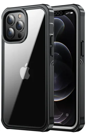 ShieldCase Coque triple couche iPhone 13 Pro Max (transparent - noir) Réduction