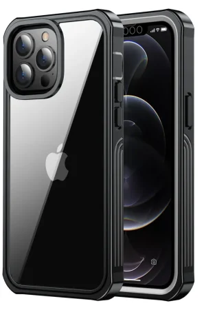 Offre Spéciale ShieldCase Coque triple couche iPhone 13 Pro (transparent - noir)