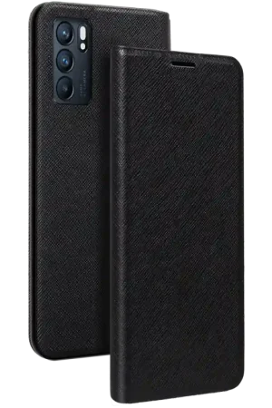 Nouvelle Collection Folio Oppo Reno 6 Pro 5G - Stand Noir Bigben