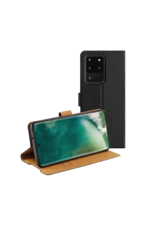 Etui Samsung Galaxy S20 Ultra - Slim Wallet noir Xqisit Commander Maintenant