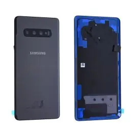 Vitre Arrière Samsung Galaxy s10+ (G975F) Noir Céramique Origine Bon Marché