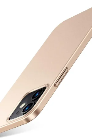 ShieldCase Coque ultra fine iPhone 12 (doré) Haute Qualité