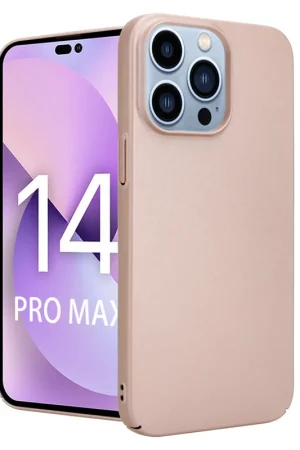 ShieldCase Coque ultra fine iPhone 14 Pro Max (or rose) Livraison Express