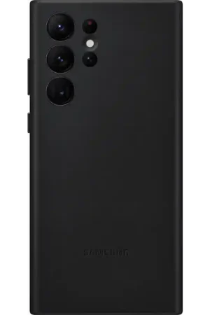 Coque Samsung G S22 Ultra 5G en Cuir Noir Samsung Satisfait Ou Remboursé