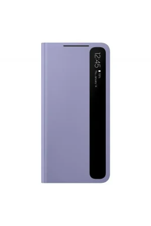 Meilleure Vente Folio Samsung G S21 5G Clear View Cover Violet Samsung