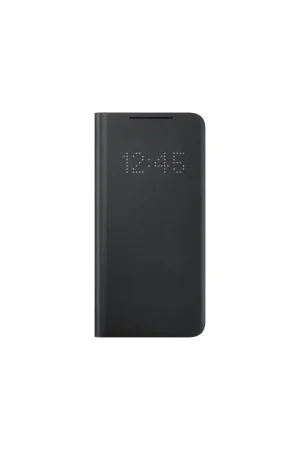 Folio Samsung G S21 5G LED View Cover Noir Samsung Vente Flash