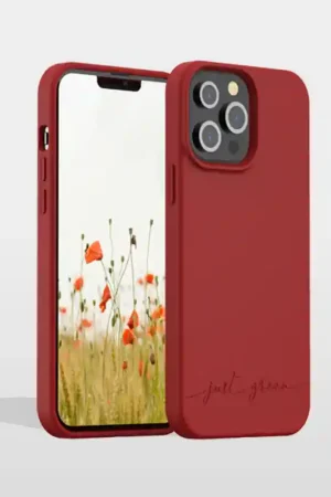Nouvelle Collection Coque iPhone 13 Pro Max Rouge Just Green