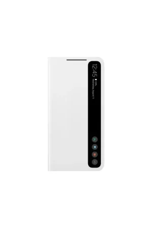 Meilleur Prix Folio Samsung G S21FE Clear View Cover Blanche Samsung
