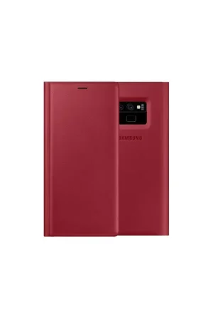 Leather View Cover Officielle Samsung Galaxy Note 9 - Rouge Satisfait Ou Remboursé