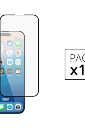 Promotion Saisonnière Pack 10 verres trempés Full Cover iPhone 17 Pro Max Noir
