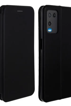 Etui Folio Business avec fermeture aimantée pour OPPO A54 - Noir Livraison Gratuite