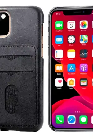 ShieldCase Coque vintage fente carte iPhone 12 Mini (noir) Bon Plan