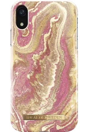 Coque Fashion iPhone XR Golden Blush Marble Ideal Of Sweden Quantité Limitée