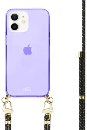 xoxo Wildhearts Coque violette avec Gold Goddess cordon - iPhone 12 Meilleur Choix