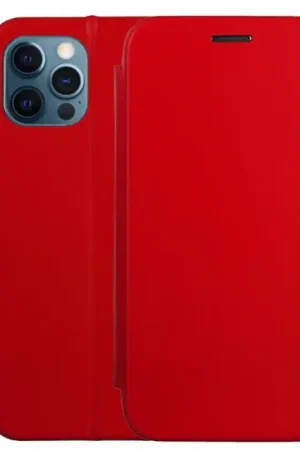 Prix Réduit Etui Folio Business avec fermeture aimantée pour iPhone 12 PRO MAX - rouge