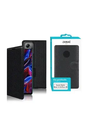 Commander Maintenant Etui Portefeuille Zanae Pour Xiaomi Redmi Note 12 5G