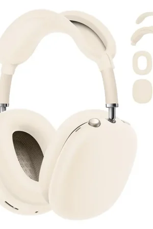Certifié Étuis en silicone ShieldCase pour AirPods Max - Ensemble 4 en 1 (étoiles scintillantes)