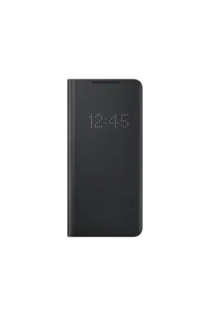Super Prix Folio Samsung G S21 Ultra 5G LED View Cover Noir Samsung