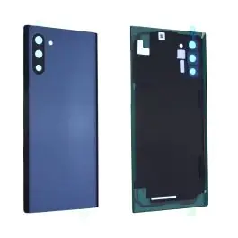 Vitre arrière avec vitre cache caméra sans logo Samsung Galaxy Note 10 (N970F) Noir Aura Petit Prix