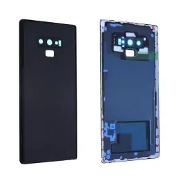 Vitre arrière avec vitre cache caméra sans logo Samsung Galaxy Note 9 (N960F) Noir Midnight Dernière Chance