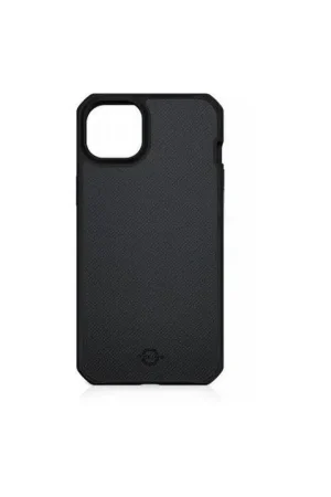Coque Renforcée iPhone 14 Compatible MagSafe Ballistic Nylon R 100% Plastique recyclé Noire Itskins Vente Flash