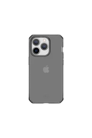 Affaire À Saisir Coque Renforcée iPhone 14 Pro Spectrum Clear R 100% Plastique recyclé Transparente Noire Itskins