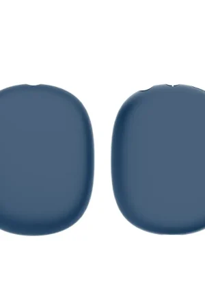 Prix Cassé Ensemble de coussinets d'oreille et étui en silicone ShieldCase pour AirPods Max 2 (bleu foncé)