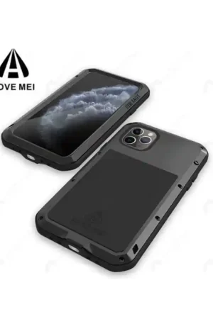 Coque renforcée iPhone XS - Love Mei noire Commander Maintenant