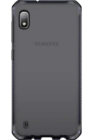 Coque Renforcée pour Samsung Galaxy A10 - Spectrum Clear Noire  Itskins Haute Qualité