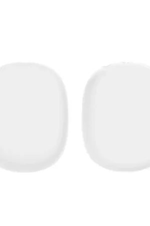 Ensemble de coussinets d'oreille et étui en silicone ShieldCase pour AirPods Max (blanc) Produit De Marque
