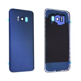 Prix Réduit Vitre arrière avec vitre cache caméra sans logo Samsung Galaxy S8+ (G955F) Bleu Coral