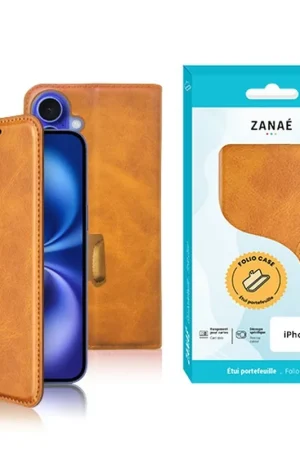 Portefeuille Zanae Columbia iPhone 16 Moutarde Prix Bas