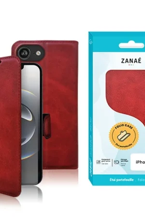 Portefeuille Zanae Columbia iPhone 16e Rouge Vente Flash