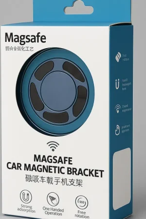 Commander Vite Support de voiture rotatif Coverzs avec MagSafe (noir)
