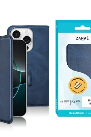 Acheter En Ligne Portefeuille Zanae Columbia pour iPhone 16 Pro Marine