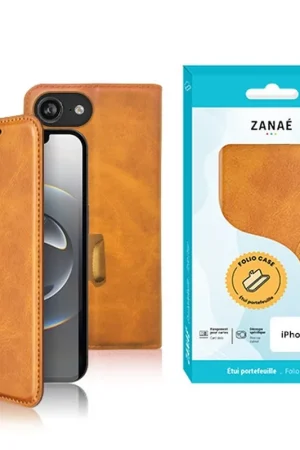 Portefeuille Zanae Columbia pour iPhone 16e Moutarde Prix Réduit