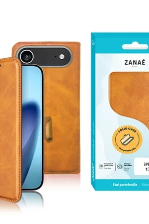 Portefeuille Zanae Columbia pour iPhone 17 Air Moutarde Certifié