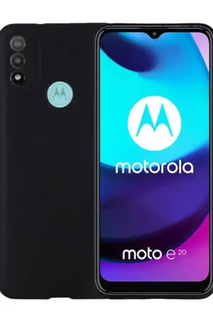 Vente Directe Minigel double mat pour Motorola E20 - Noir