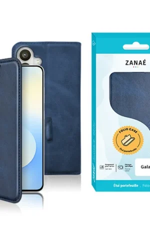 Portefeuille Zanae Columbia pour Galaxy S26 marine Expédié Aujourd’hui