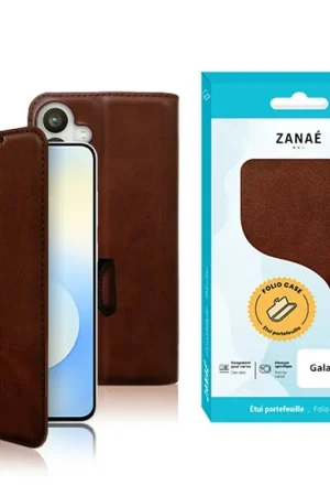 Portefeuille Zanae Columbia pour Galaxy S26 marron Bon Plan